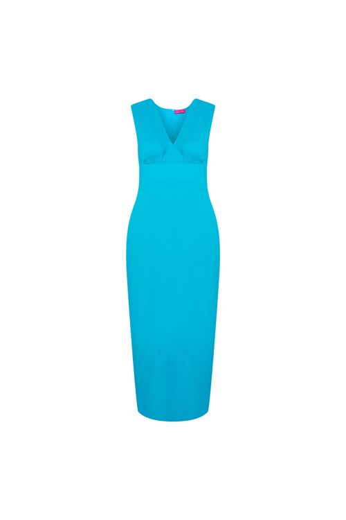 Vestido Midi Eternity Reto - Azul