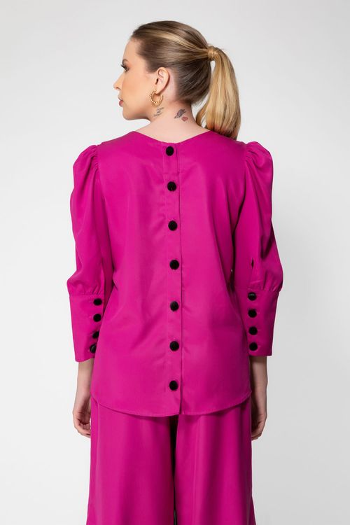 Camisa ML Bossa Nova - Magenta