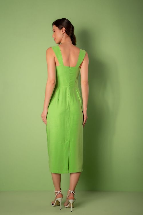 Vestido Midi Sabrina - Verde