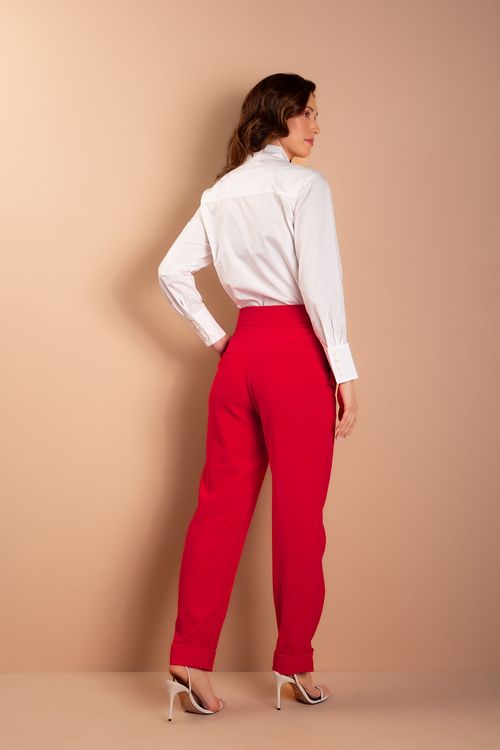 Calça Lenah Reta - Vermelho