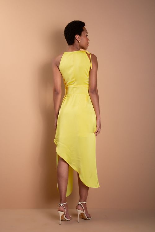 Vestido Midi Marlyn - Amarelo